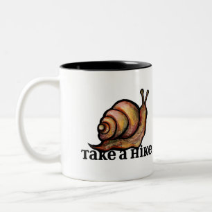 Tasse 2 Couleurs Randonnée Snail Art Nature amoureux sentiers natur