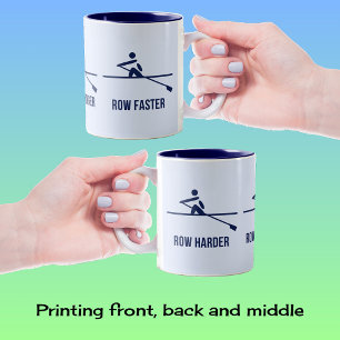 Tasse 2 Couleurs Rangée plus forte plus rapide motivation
