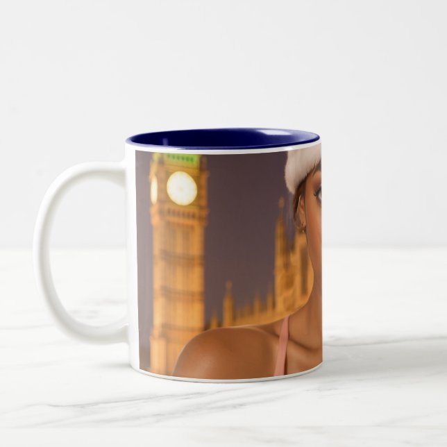 TASSE 2 COULEURS RAPPY X-MAS (Gauche)