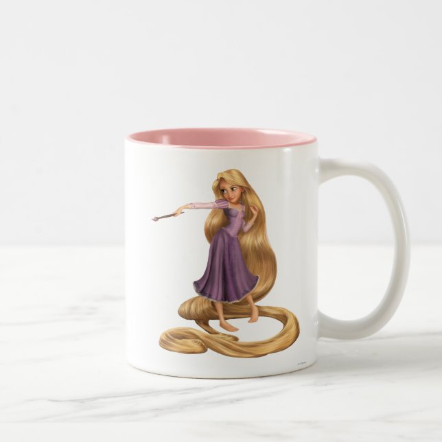 Tasse 2 Couleurs Rapunzel avec pinceau 2 (Droit)