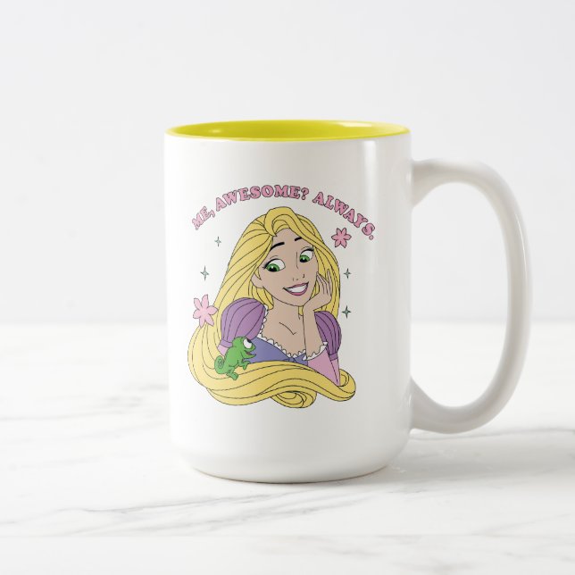 Tasse 2 Couleurs Rapunzel Toujours génial (Droit)