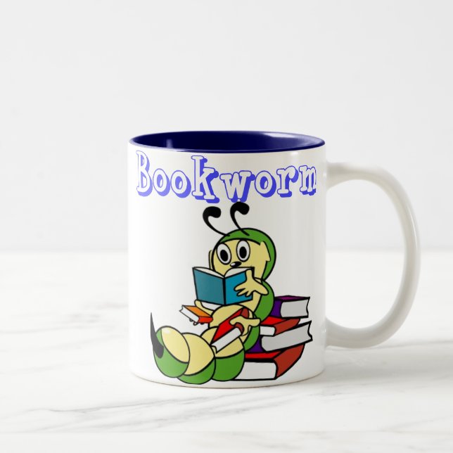Tasse 2 Couleurs Rat de bibliothèque (Droit)