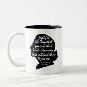 Tasse 2 Couleurs RBG Mug, Luttez Pour Les Choses Qui Vous Intéresse