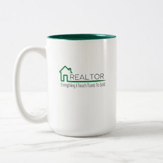 Tasse 2 Couleurs Realtor - Tout Ce Que Je Touche Se Transforme En B