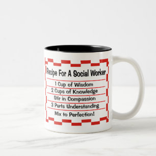 Tasse 2 Couleurs Recette pour un assistant social