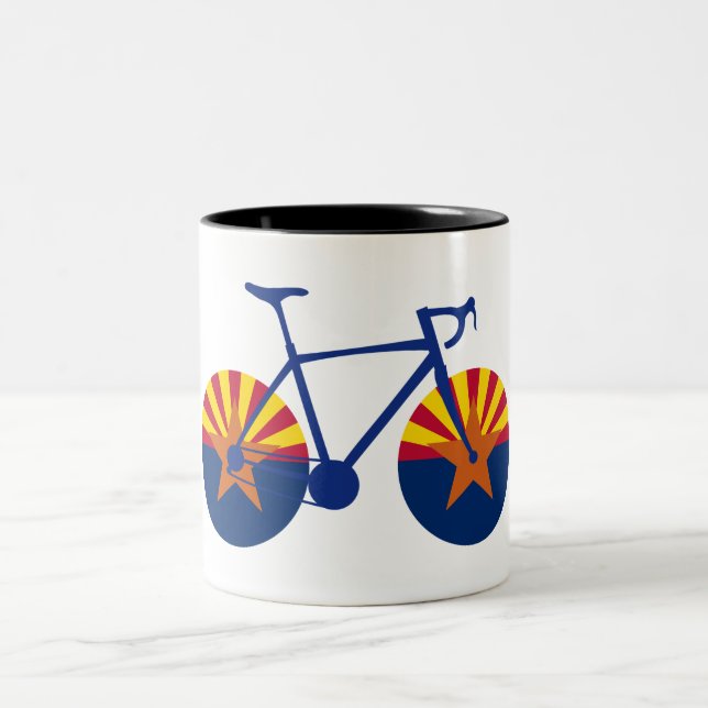 Tasse 2 Couleurs Recyclage de drapeau de l'Arizona (Centre)