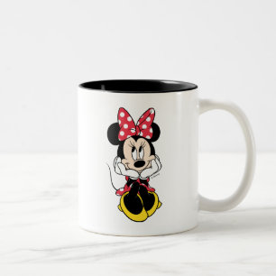 Tasse 2 Couleurs Red Minnie   Tête dans les mains