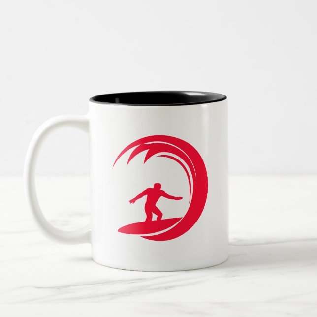 Tasse 2 Couleurs Red Surf (Gauche)