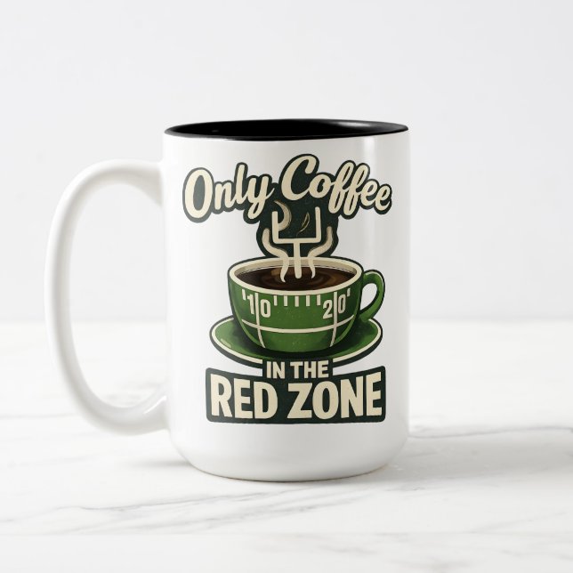 Tasse 2 Couleurs Red Zone Coffee Only (Gauche)