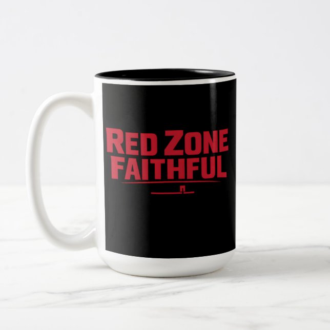 Tasse 2 Couleurs Red Zone Faithful (Gauche)