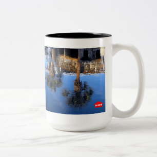 Tasse 2 Couleurs Réflexion des palmiers