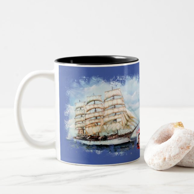 Tasse 2 Couleurs Regata Cutty Sark (Avec donut)