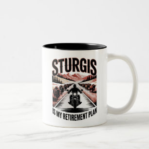 Tasse 2 Couleurs Régime de retraite de moto Sturgis
