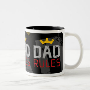 Tasse 2 Couleurs RÈGLES de PAPA (meilleure récompense