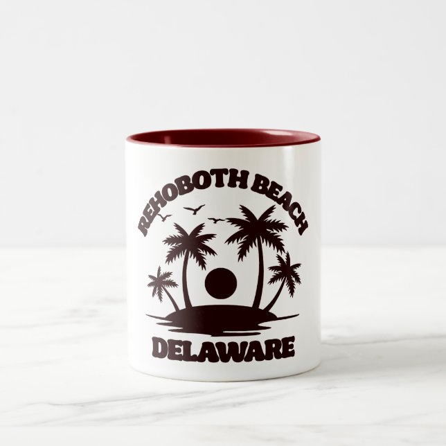 Tasse 2 Couleurs Rehoboth Beach Delaware (Centre)