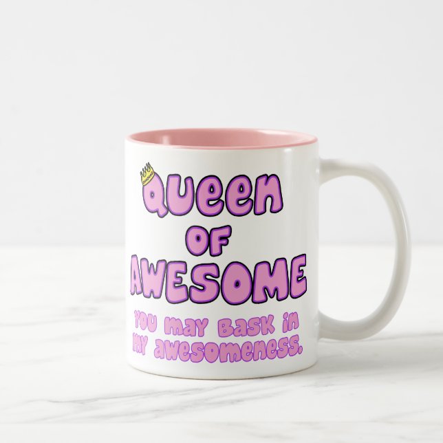 Tasse 2 Couleurs Reine d'impressionnant (Droit)