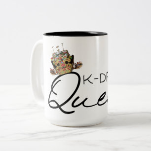 Tasse 2 Couleurs Reine du K-Drama avec couronne coréenne