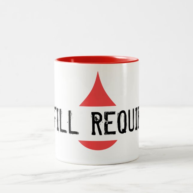 Tasse 2 Couleurs REMBOURSEMENT MOtivationnel REQUIS BESOIN Red Grap (Centre)