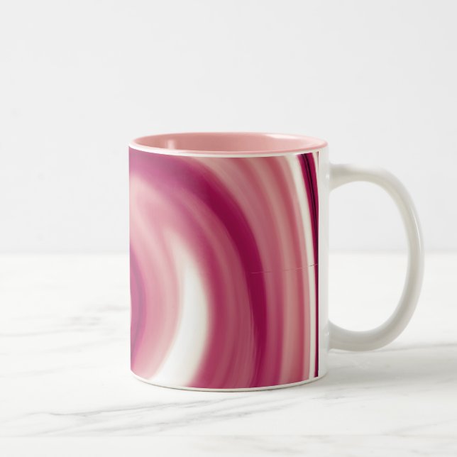 Tasse 2 Couleurs Remous de framboise (Droit)