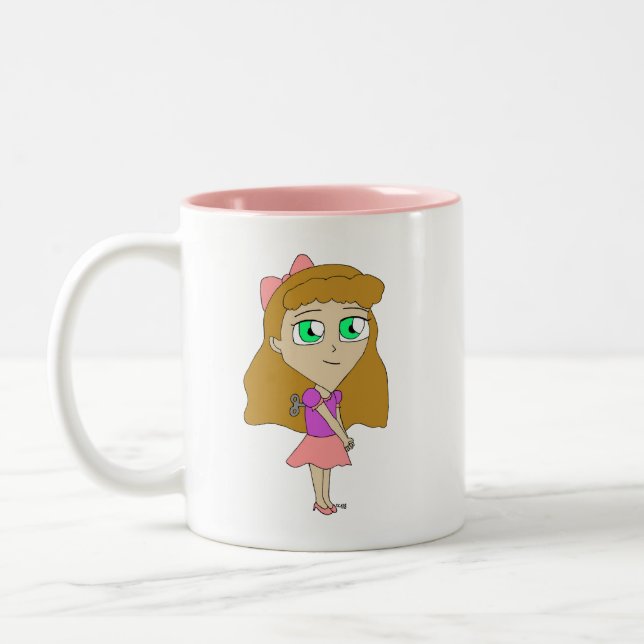 Tasse 2 Couleurs remuer chibi (Gauche)