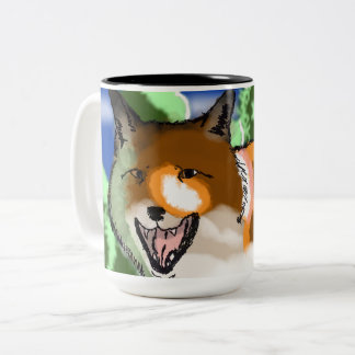Tasse 2 Couleurs Renard Image à nouveau