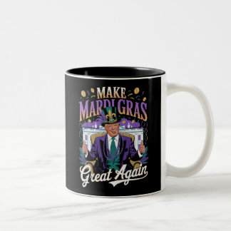 Tasse 2 Couleurs Rendre à Mardi Gras sa grandeur Art de fête