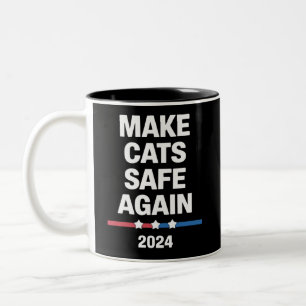 Tasse 2 Couleurs Rendre les chats en sécurité à nouveau amusant pré