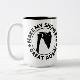 Tasse 2 Couleurs Rendre mon épaule grande encore Drôle blessure à l