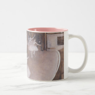 Tasse 2 Couleurs Répétition de ballet d'Edgar Degas   sur l'étap