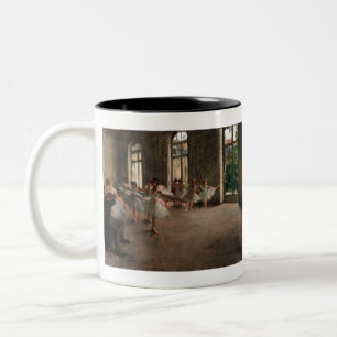 Tasse 2 Couleurs Répétition de ballet - Edgar Degas - 1873