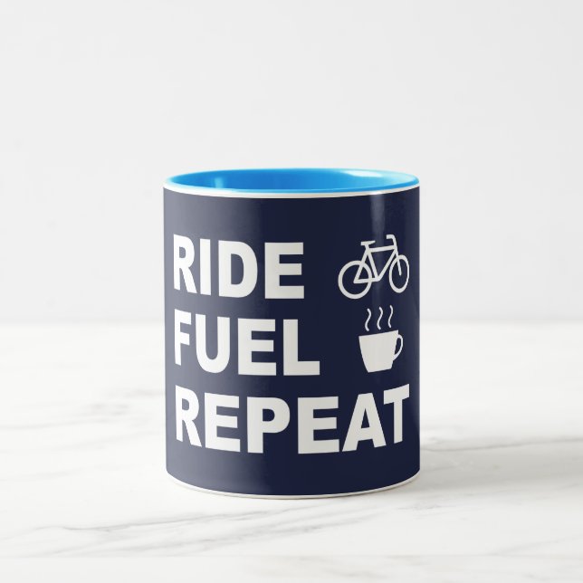 Tasse 2 Couleurs Répétition de carburant de tour (Centre)