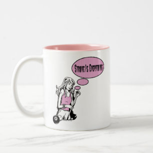 Tasse 2 Couleurs Réplique Girly