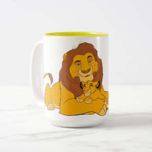 Tasse 2 Couleurs Repos de Mufasa et Simba