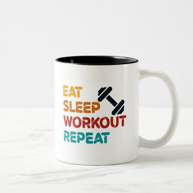 Tasse 2 Couleurs Reprendre l'entraînement de veille (Droit)