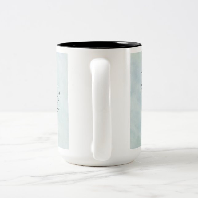 Tasse 2 Couleurs Respire - Votre âme fera Merci (Poignée)