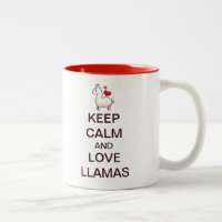 Restez calme et amoureux Llamas