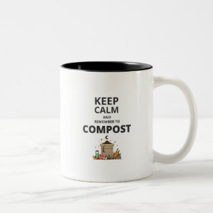 Tasse 2 Couleurs Restez calme et pensez à composer