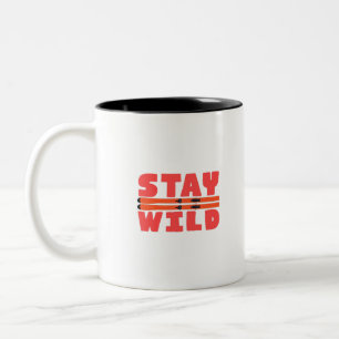 Tasse 2 Couleurs Restez Sauvage