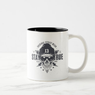 Tasse 2 Couleurs Restez Vrai Café