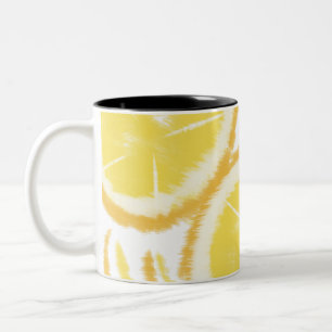Tasse 2 Couleurs Résumé de citron Tie Dye Pop