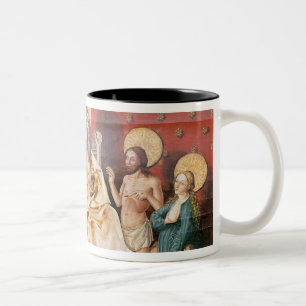 Tasse 2 Couleurs Retable dépeignant le Christ avec St Thomas