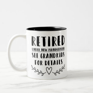 Tasse 2 Couleurs Retraité Sous Nouvelle Gestion