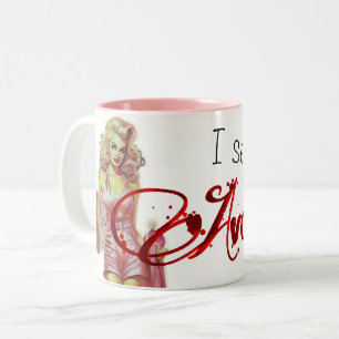 Tasse 2 Couleurs Retro Avon Représentant