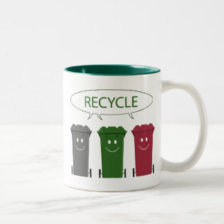 Tasse 2 Couleurs Réutilisez les poubelles