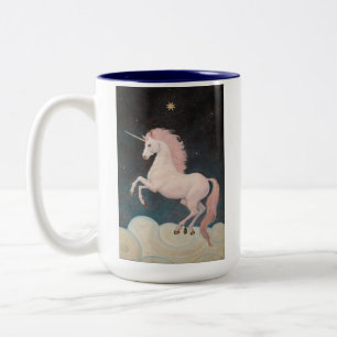 Tasse 2 Couleurs Rêve de licorne rose