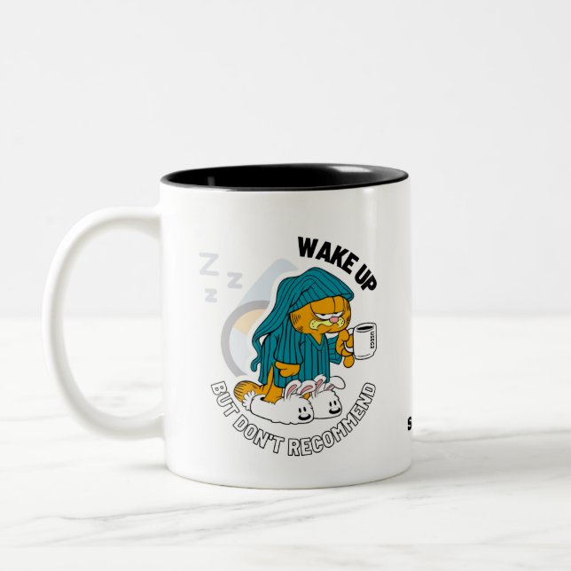 TASSE 2 COULEURS RÉVEILLEZ-VOUS MAIS NE RECOMMANDEZ PAS (Gauche)