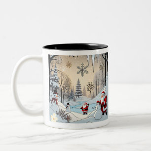 Tasse 2 Couleurs "Rêves d'hiver gelés"