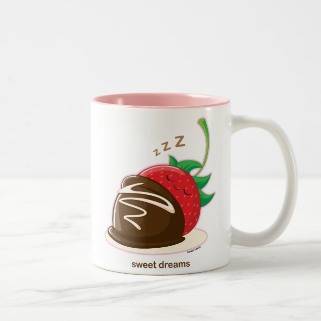 Tasse 2 Couleurs Rêves doux (Droit)