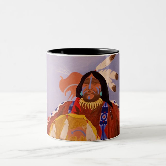 Tasse 2 Couleurs Rêveur de Buffalo (Centre)