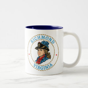 Tasse 2 Couleurs Richmond Virginia Colonial
